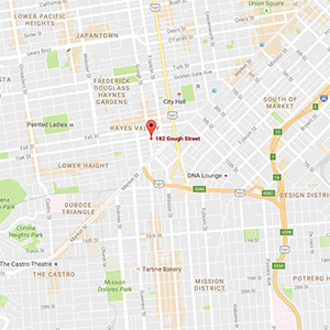 hayes valley sf location map